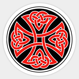 celtic design-red Sticker